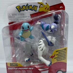 Pokémon Battle Figure Set Squirtle, Absol and Skorupi Jazwares 3 Pack New Rare!